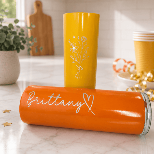 Personalized 20oz Skinny Tumbler – Keepsake Journey - Handmade for occasion – material – style - Personalized Gift Idea - Custom Engraving -