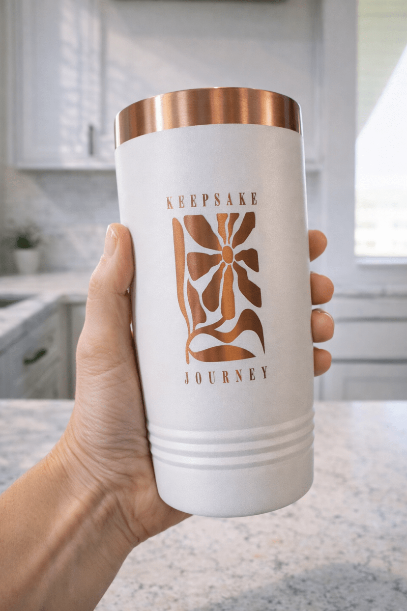 Personalized 20oz Tumbler | Custom Name Engraved Gift – Keepsake Journey - Handmade for occasion – material – style - Personalized Gift Idea - Custom Engraving -