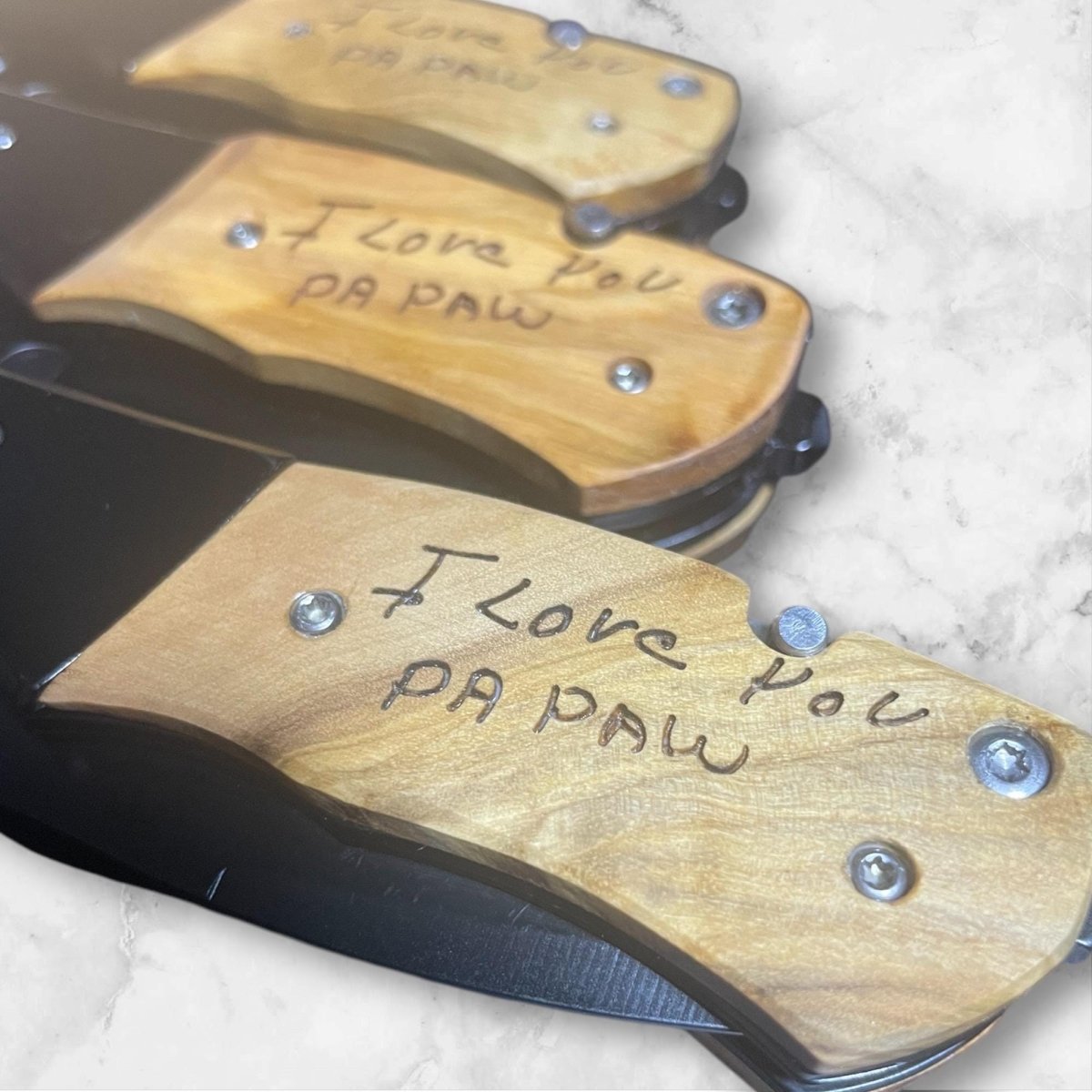 Thumbprint Pocket Knife Memorial Quote – Keepsake Journey - Handmade Memorial Keepsake for occasion – material – style - Personalized Gift Idea - Custom Engraving -
