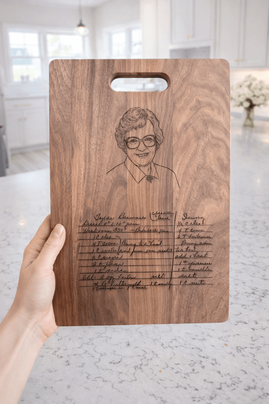 Engraved Wooden Cutting Board Care Guide - Keepsake Journey