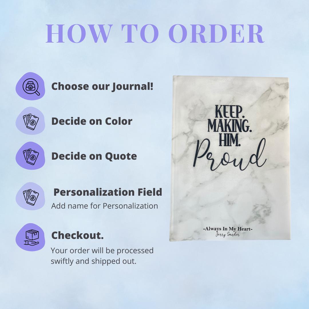 Personalized Grief Journal – Unique Bereavement Gift Idea