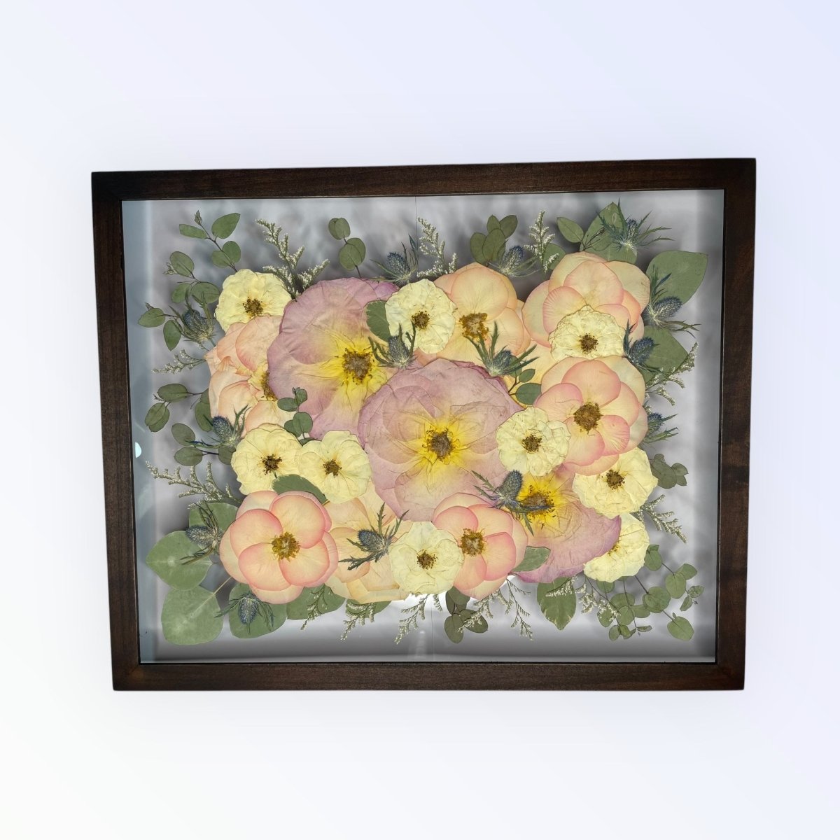 16x20 Pressed Flower Frame | Large – Keepsake Journey - Handmade for occasion – material – style - Personalized Gift Idea - Custom Engraving - 