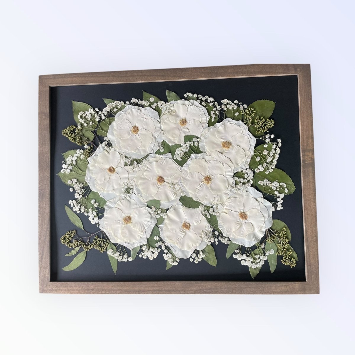 16x20 Pressed Flower Frame | Large – Keepsake Journey - Handmade for occasion – material – style - Personalized Gift Idea - Custom Engraving - 