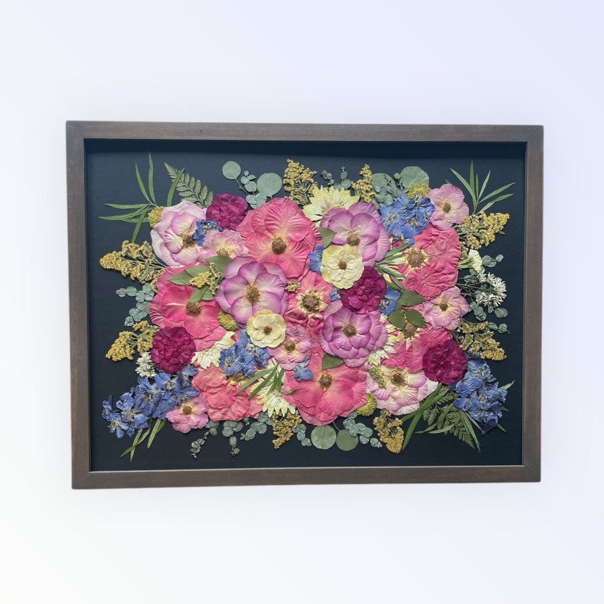 18x24 Pressed Flower Frame | Extra Large – Keepsake Journey - Handmade for occasion – material – style - Personalized Gift Idea - Custom Engraving - 