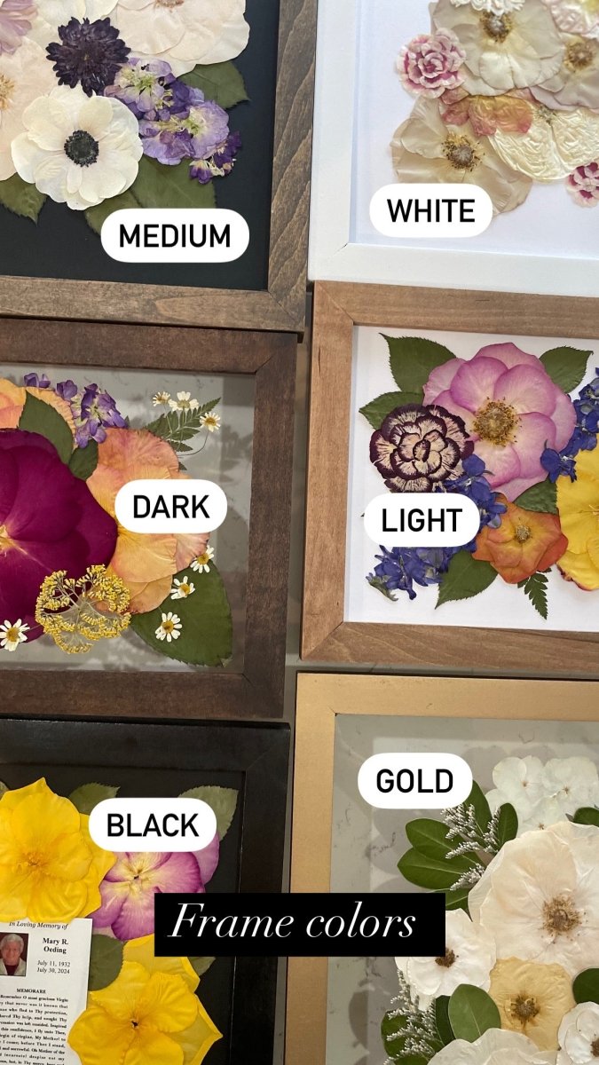 18x24 Pressed Flower Frame | Extra Large – Keepsake Journey - Handmade for occasion – material – style - Personalized Gift Idea - Custom Engraving - 