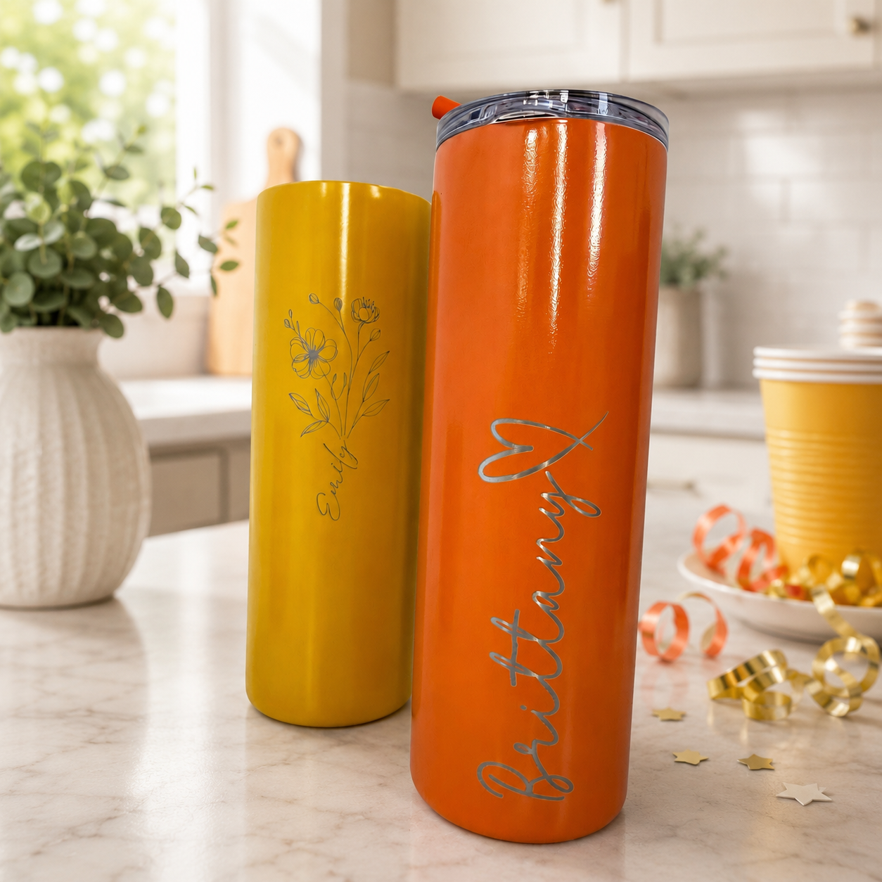 Personalized 20oz Skinny Tumbler
