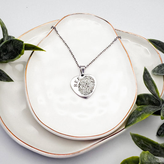 Heart Shape Memorial Necklaces | Bereavement Jewelry