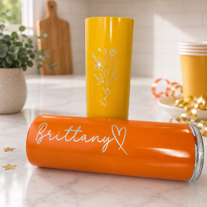 Personalized 20oz Skinny Tumbler