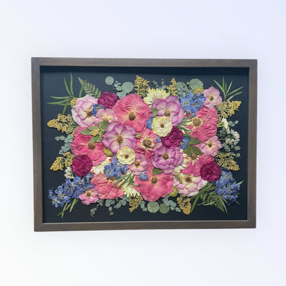 11x14 Pressed Flower Frame | Medium