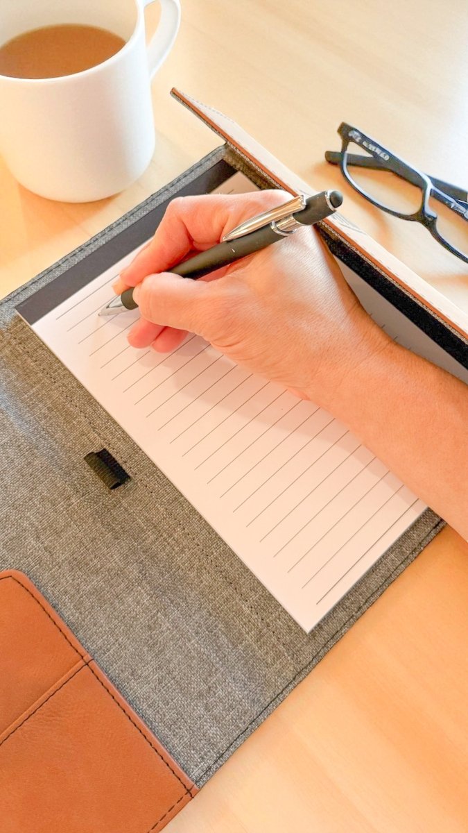 Custom Laser Engraved Leatherette Portfolio – Corporate Gifts, Executive Notepad, Conference Giveaway – Keepsake Journey - Handmade for occasion – material – style - Personalized Gift Idea - Custom Engraving - 