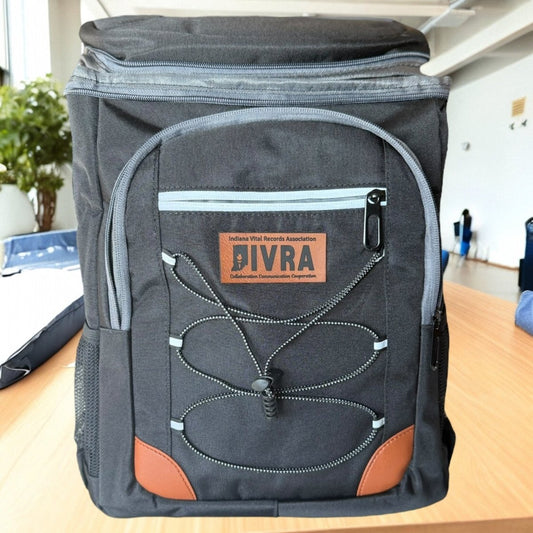 Custom Logo Backpack Cooler – Personalized Promotional Cooler Bag - Business Swag – Keepsake Journey - Handmade for occasion – material – style - Personalized Gift Idea - Custom Engraving - 