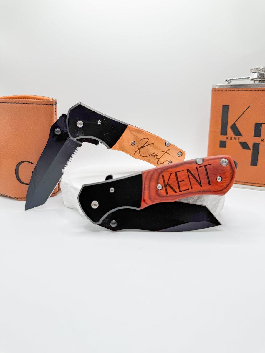 Groomsman pocket knife – Keepsake Journey - Handmade Wedding Gifts for occasion – material – style - Personalized Gift Idea - Custom Engraving - 