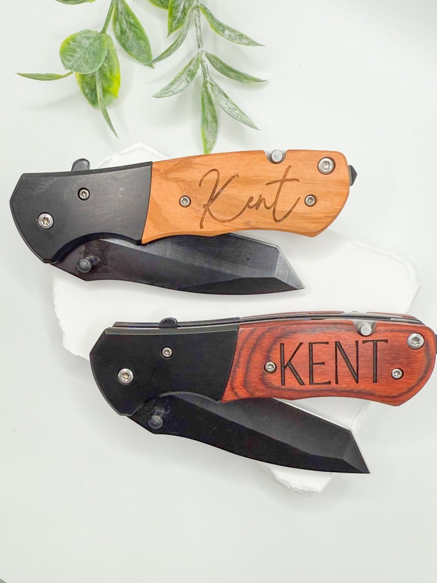 Groomsman pocket knife – Keepsake Journey - Handmade Wedding Gifts for occasion – material – style - Personalized Gift Idea - Custom Engraving - 