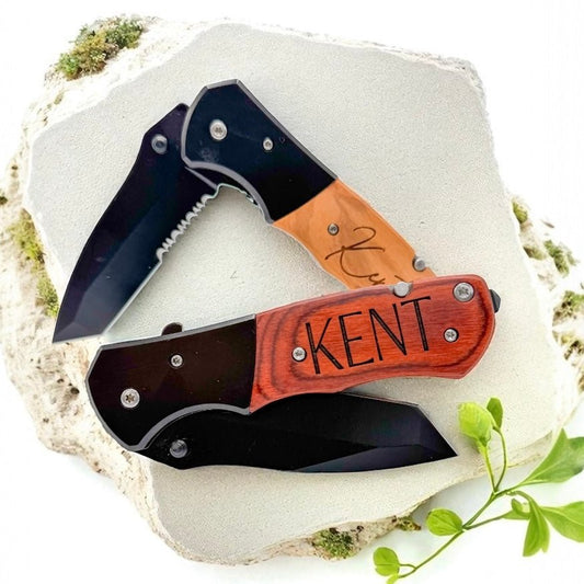 Groomsman pocket knife – Keepsake Journey - Handmade Wedding Gifts for occasion – material – style - Personalized Gift Idea - Custom Engraving - 