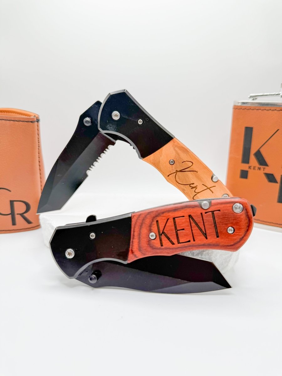 Groomsman pocket knife – Keepsake Journey - Handmade Wedding Gifts for occasion – material – style - Personalized Gift Idea - Custom Engraving - 