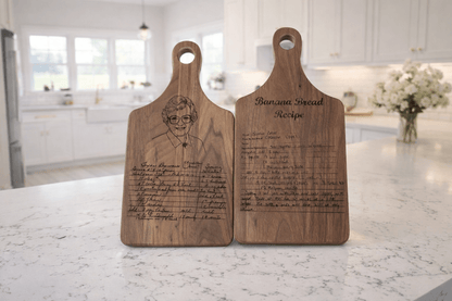 Handwritten Recipe Cutting Board | Custom Engraved Family Keepsake – Keepsake Journey - Handmade Memorial Keepsake for occasion – material – style - Personalized Gift Idea - Custom Engraving - 