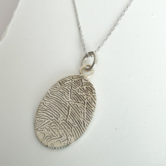Large Sterling Silver Pendant – Keepsake Journey - Handmade for occasion – material – style - Personalized Gift Idea - Custom Engraving - 