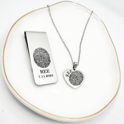 Money clip – Keepsake Journey - Handmade Memorial Keepsake for occasion – material – style - Personalized Gift Idea - Custom Engraving - 