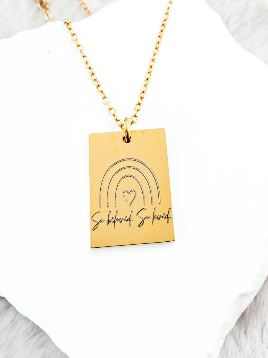 Necklace for Miscarriage | Rainbow Baby Necklace | Loss of Baby Sympathy Gift – Keepsake Journey - Handmade Memorial Keepsake for occasion – material – style - Personalized Gift Idea - Custom Engraving - 