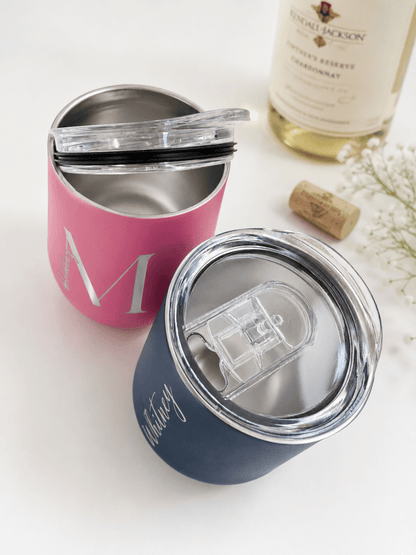 Personalized 12oz Wine Tumbler – Keepsake Journey - Handmade for occasion – material – style - Personalized Gift Idea - Custom Engraving -