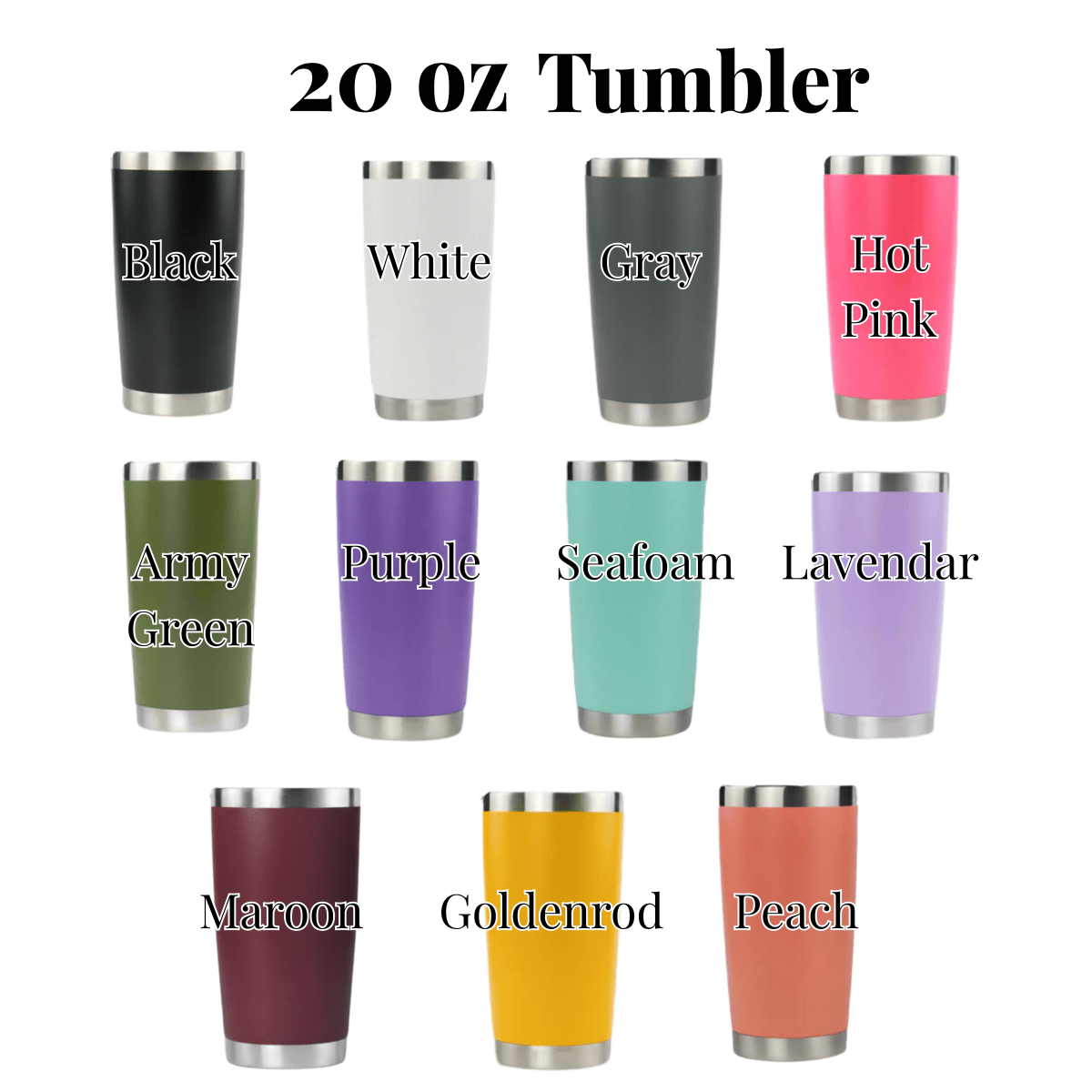 Personalized 20oz Tumbler | Custom Name Engraved Gift – Keepsake Journey - Handmade for occasion – material – style - Personalized Gift Idea - Custom Engraving - 