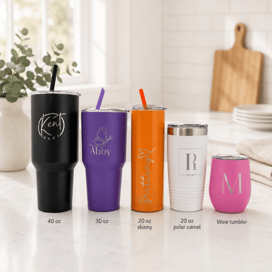 Personalized 40oz Tumbler – Keepsake Journey - Handmade for occasion – material – style - Personalized Gift Idea - Custom Engraving -