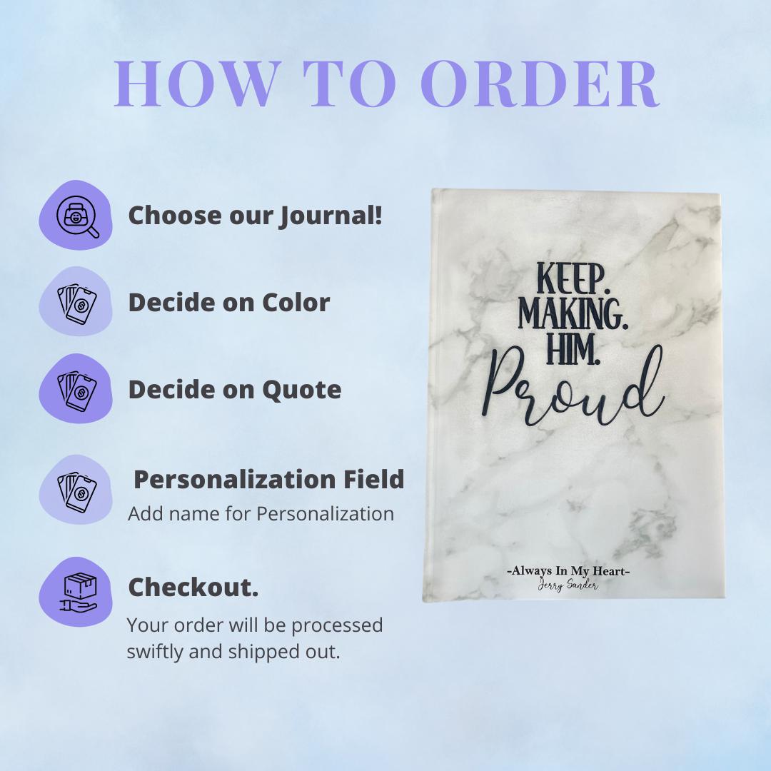 Personalized Grief Journal – Unique Bereavement Gift Idea – Keepsake Journey - Handmade Memorial Keepsake for occasion – material – style - Personalized Gift Idea - Custom Engraving - 