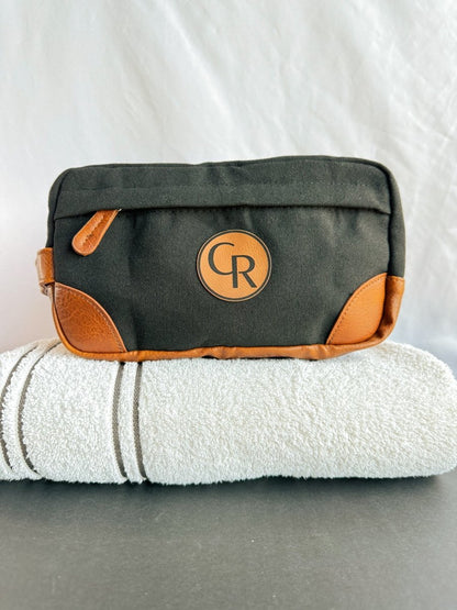 Personalized Men’s Toiletry Bag | Engraved Dopp Kit & Groomsmen Gift for Him – Keepsake Journey - Handmade for occasion – material – style - Personalized Gift Idea - Custom Engraving - 