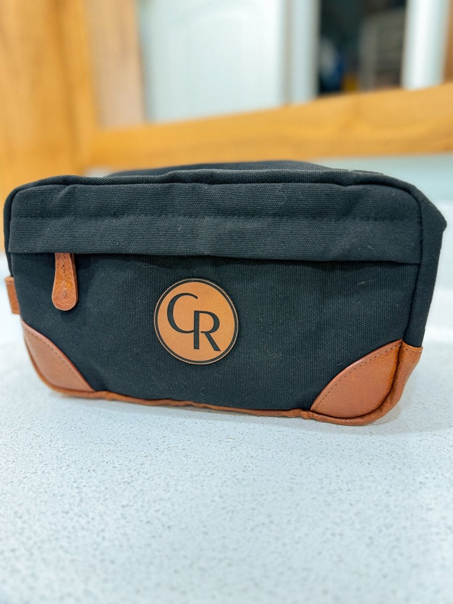 Personalized Men’s Toiletry Bag | Engraved Dopp Kit & Groomsmen Gift for Him – Keepsake Journey - Handmade for occasion – material – style - Personalized Gift Idea - Custom Engraving - 