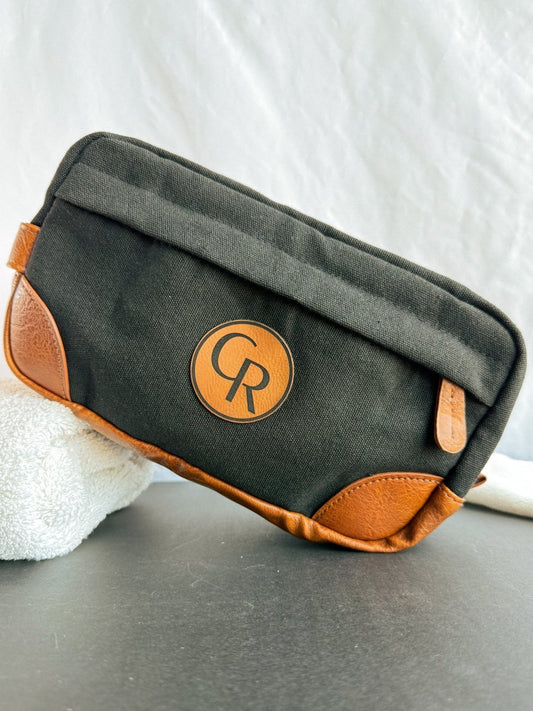 Personalized Men’s Toiletry Bag | Engraved Dopp Kit & Groomsmen Gift for Him – Keepsake Journey - Handmade for occasion – material – style - Personalized Gift Idea - Custom Engraving - 