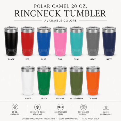 Personalized Polar Camel 20oz Ringneck Tumbler – Keepsake Journey - Handmade for occasion – material – style - Personalized Gift Idea - Custom Engraving -