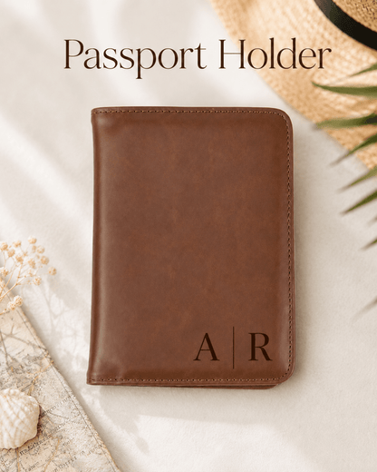 Personalized Travel Set: Passport Holder, Luggage Tag, Keychain – Keepsake Journey - Handmade Wedding Gifts for occasion – material – style - Personalized Gift Idea - Custom Engraving -